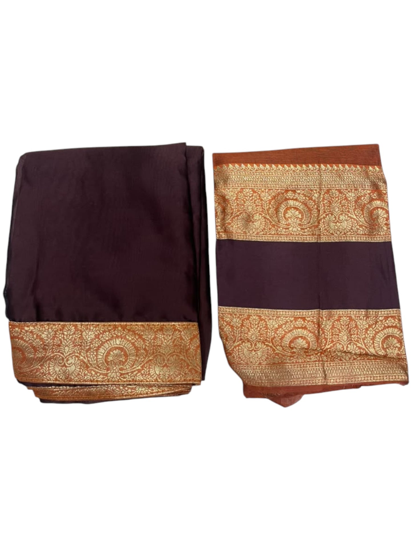 Kerala Southloom Semi UnStitched Kanchi Cotton Dhavani Set with Pavada and Blouse Piece SL585