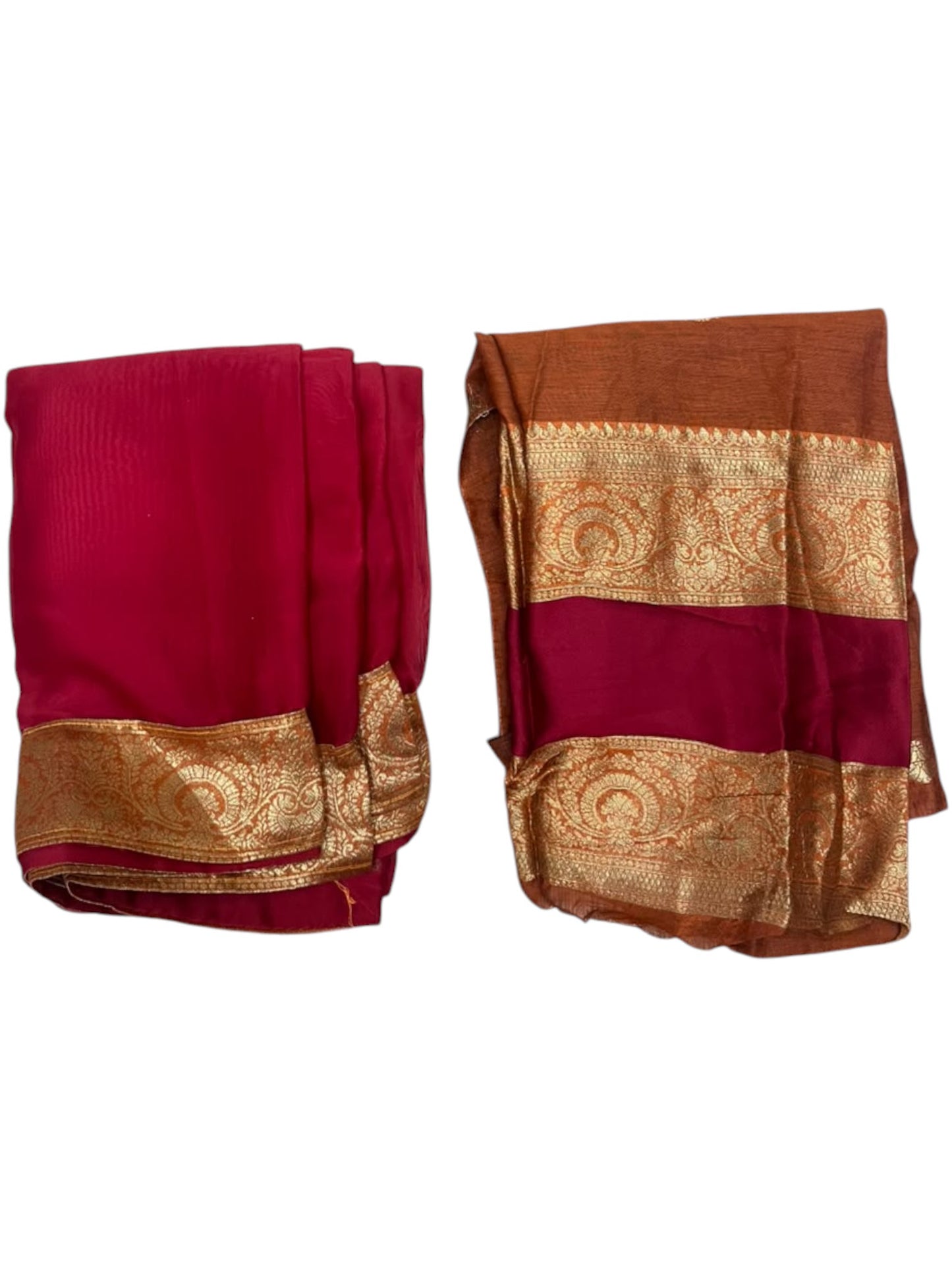 Kerala Southloom Semi UnStitched Kanchi Cotton Dhavani Set with Pavada and Blouse Piece SL585