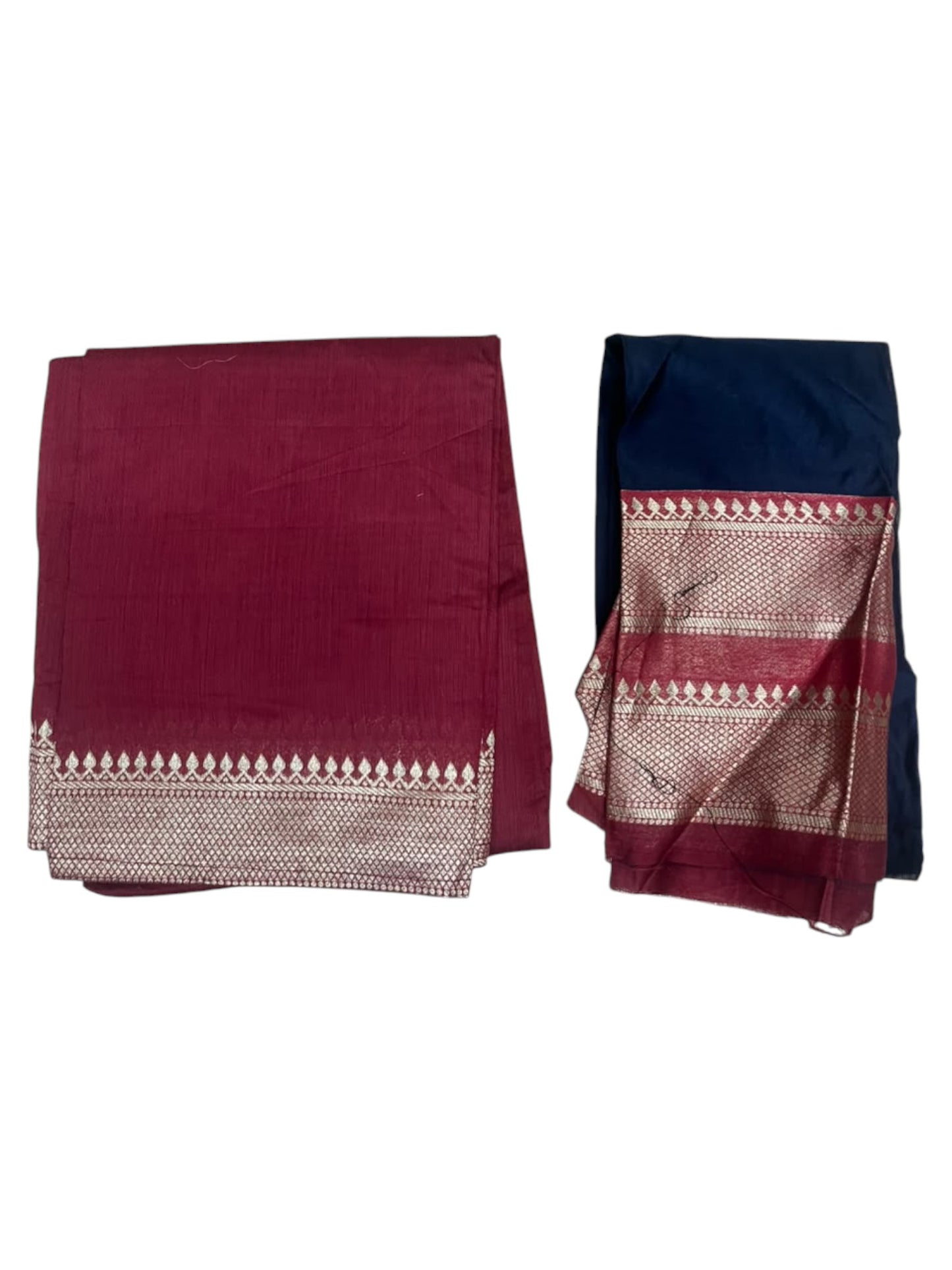 Kerala Southloom Semi UnStitched Kanchi Cotton Dhavani Set with Pavada and Blouse Piece SL585