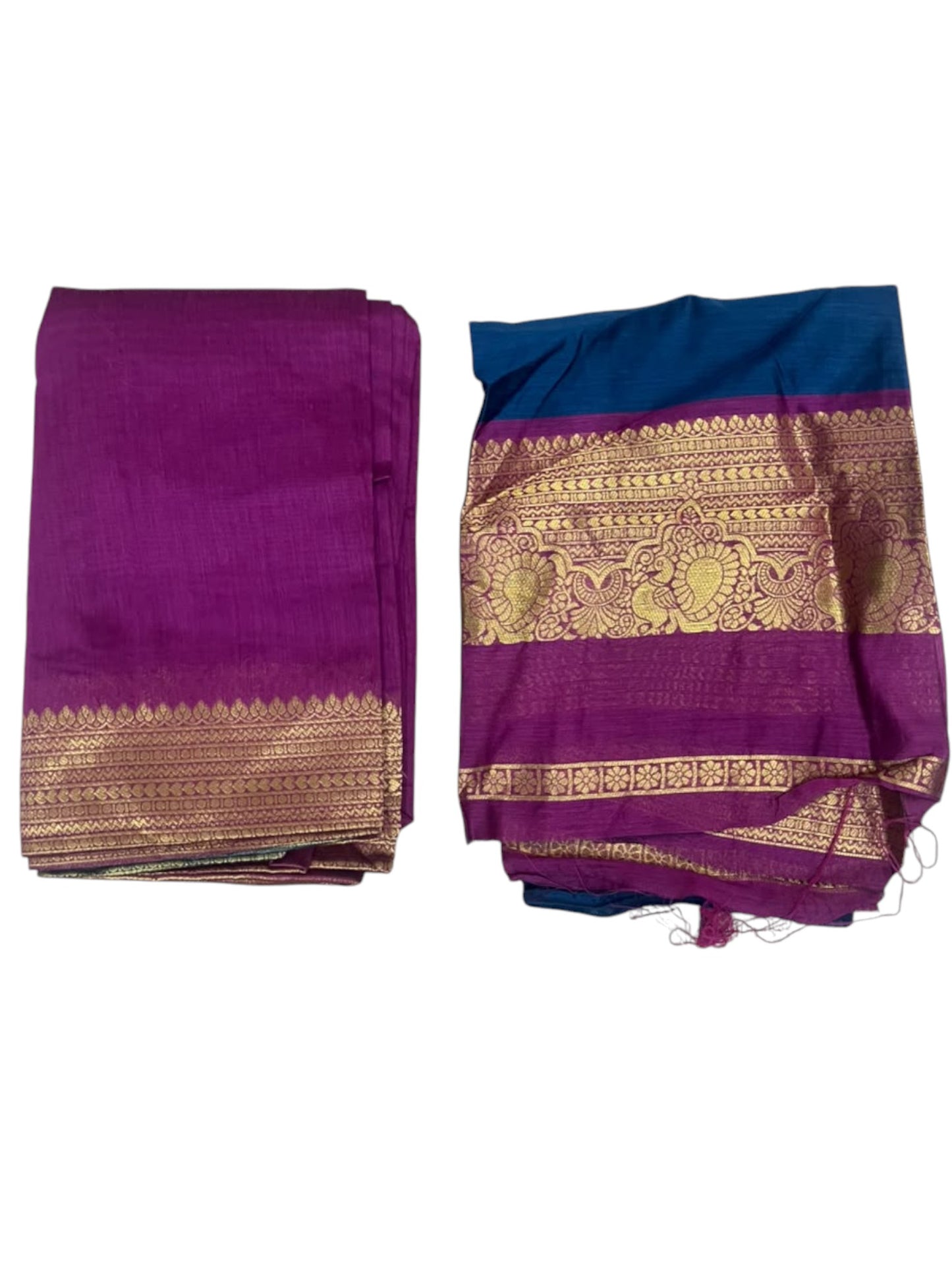 Kerala Southloom Semi UnStitched Kanchi Cotton Dhavani Set with Pavada and Blouse Piece SL585