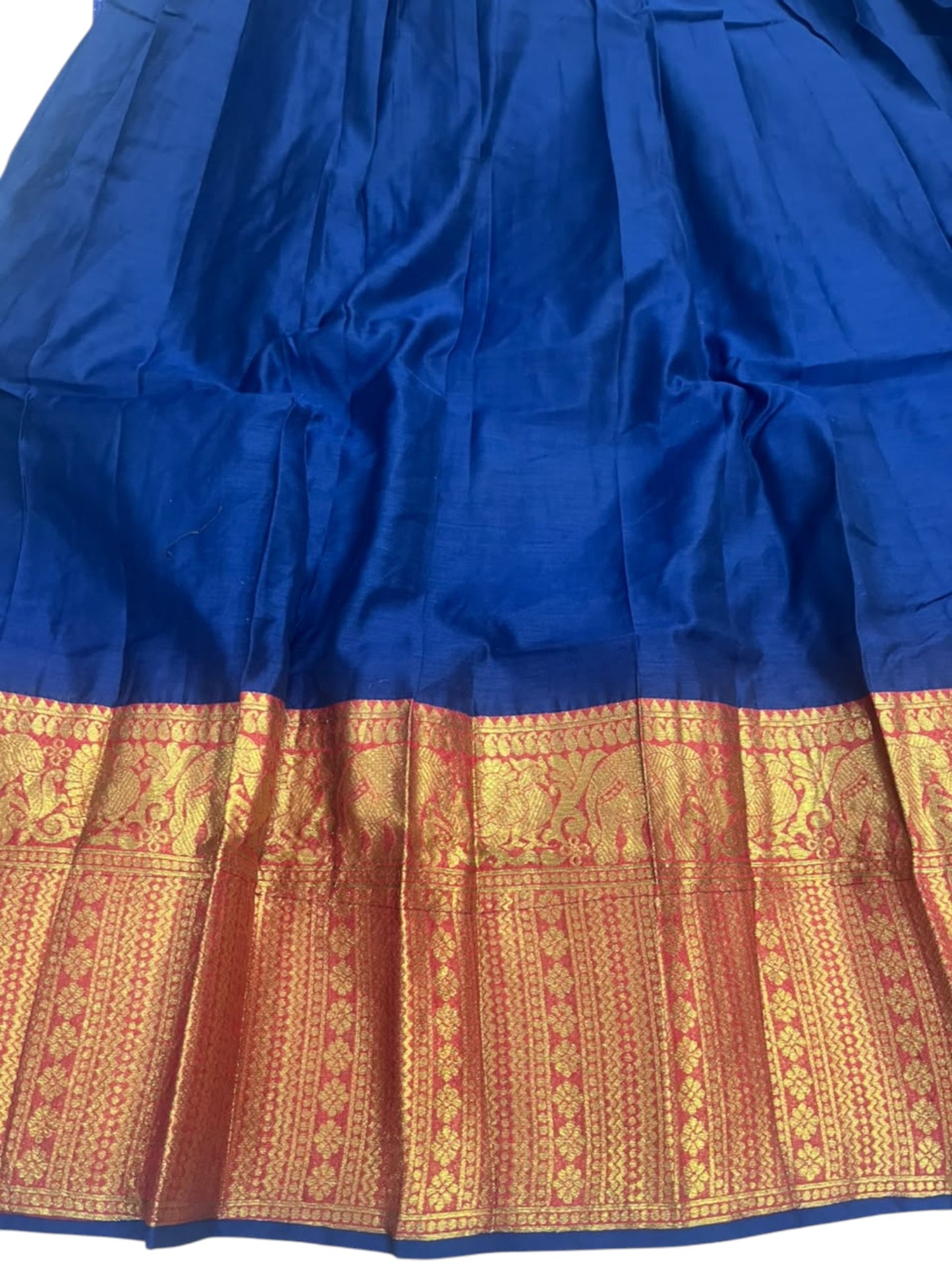 Kerala Southloom Semi UnStitched Kanchi Cotton Dhavani Set with Pavada and Blouse Piece SL585