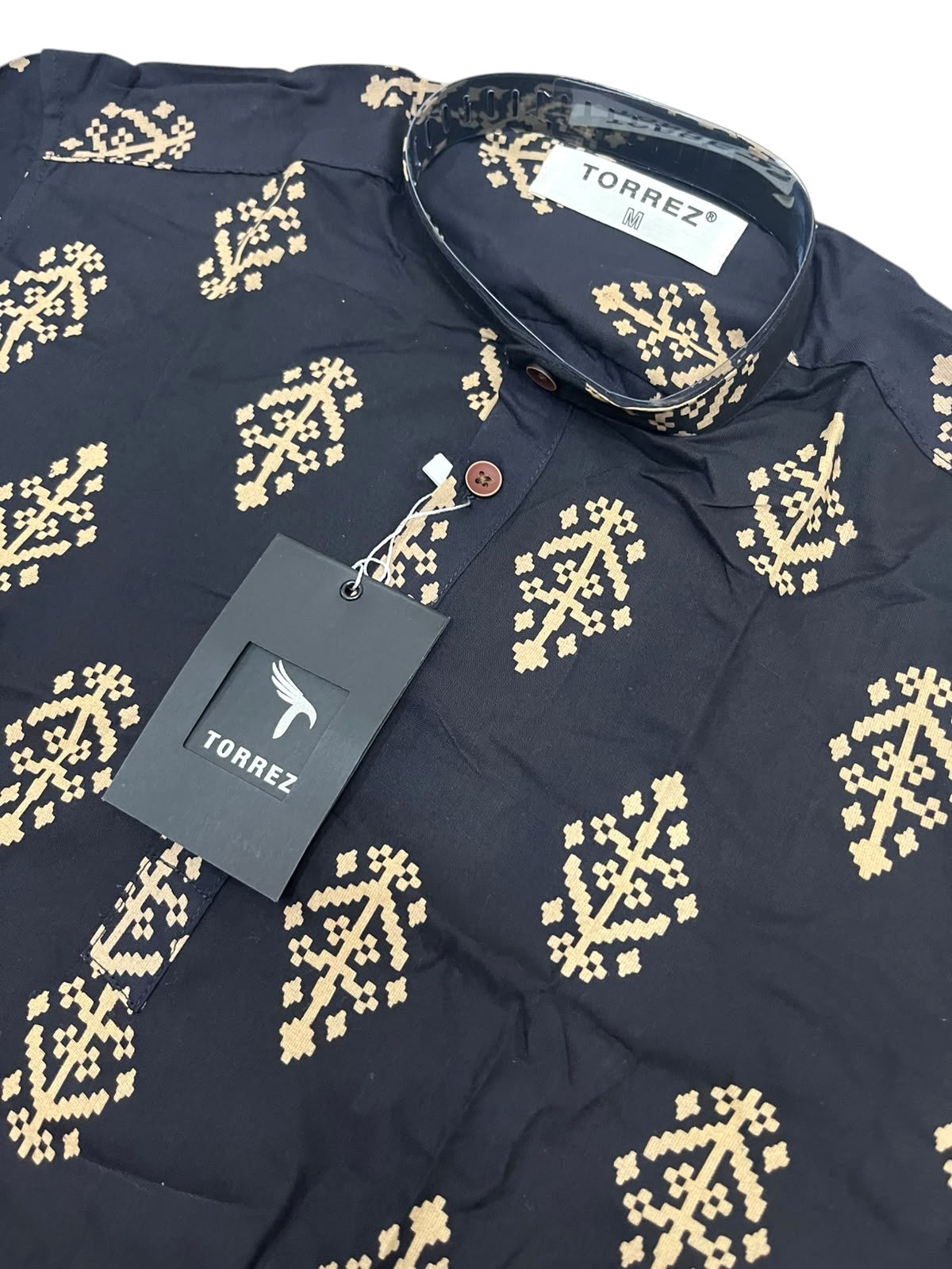 Southloom Pure Cotton Jaipur Printed Short Kurta for Men SL589