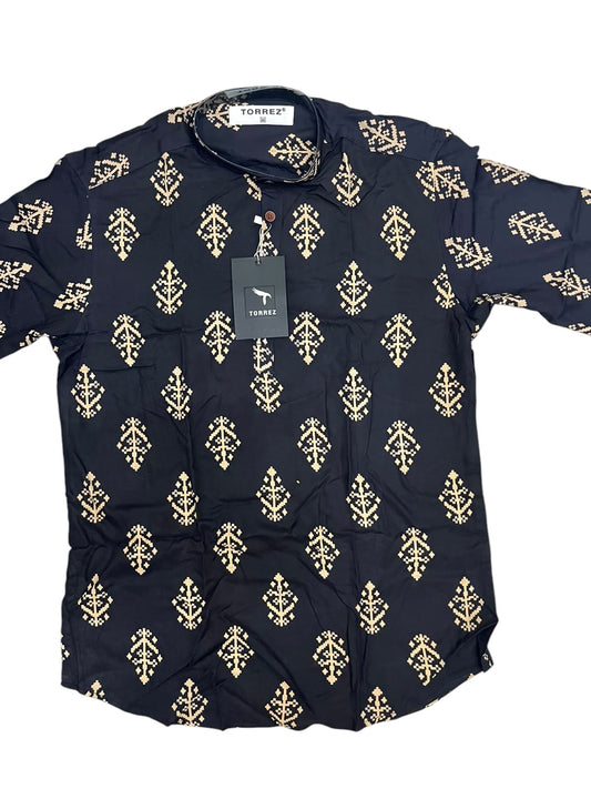 Southloom Pure Cotton Jaipur Printed Short Kurta for Men SL589