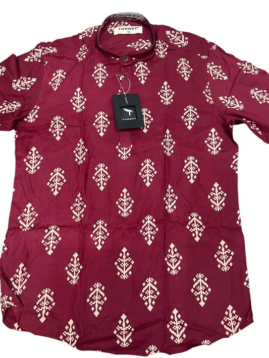 Southloom Pure Cotton Jaipur Printed Short Kurta for Men SL589