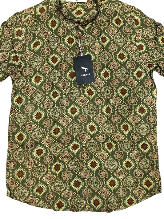 Southloom Pure Cotton Jaipur Printed Short Kurta for Men SL589