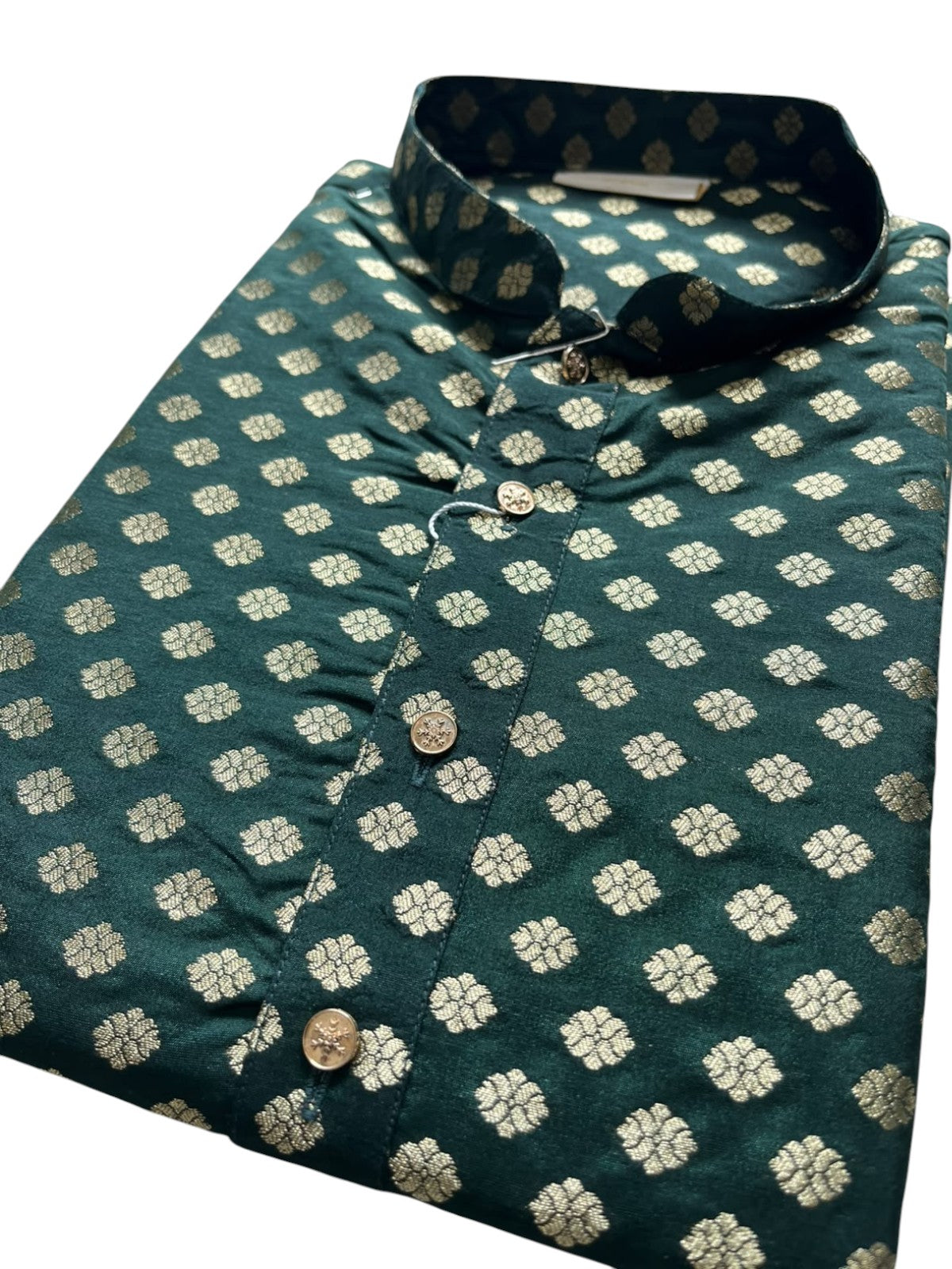 Southloom Woven Patterns Semi Silk Long Kurta for Men SL591