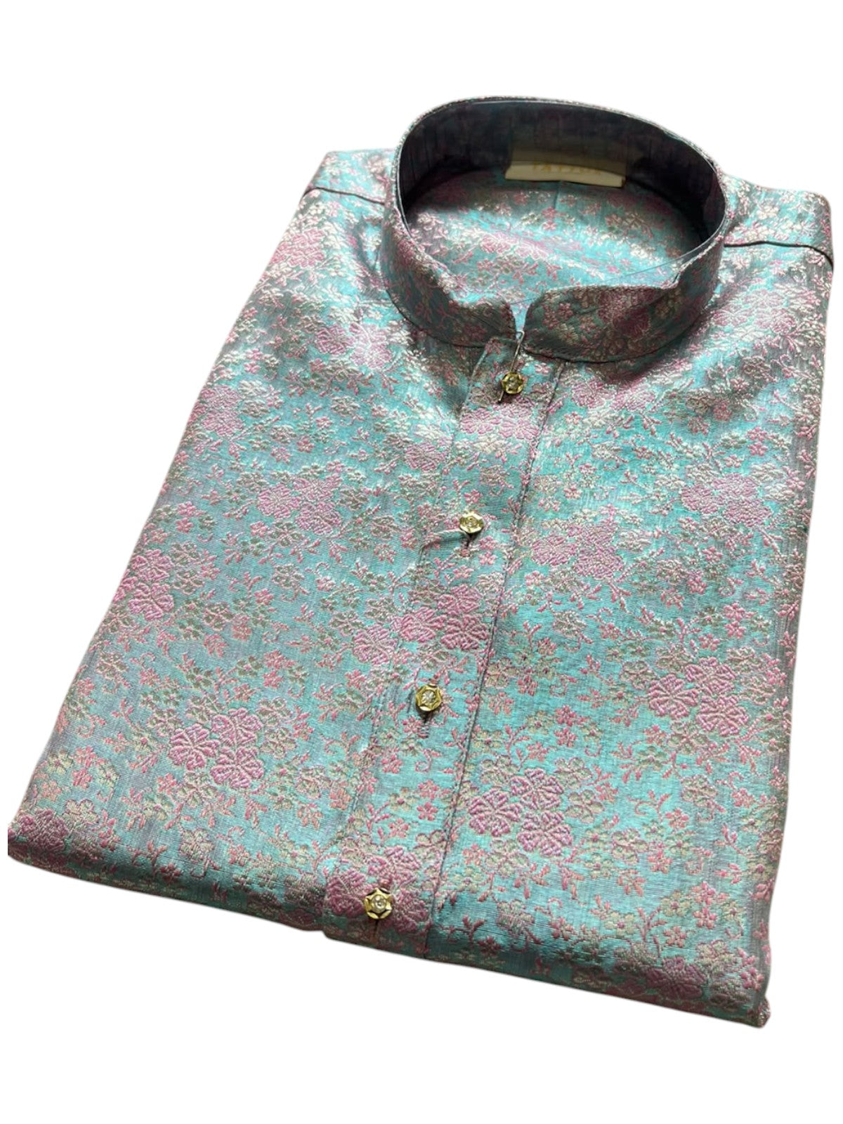 Southloom Woven Patterns Semi Silk Long Kurta for Men SL591
