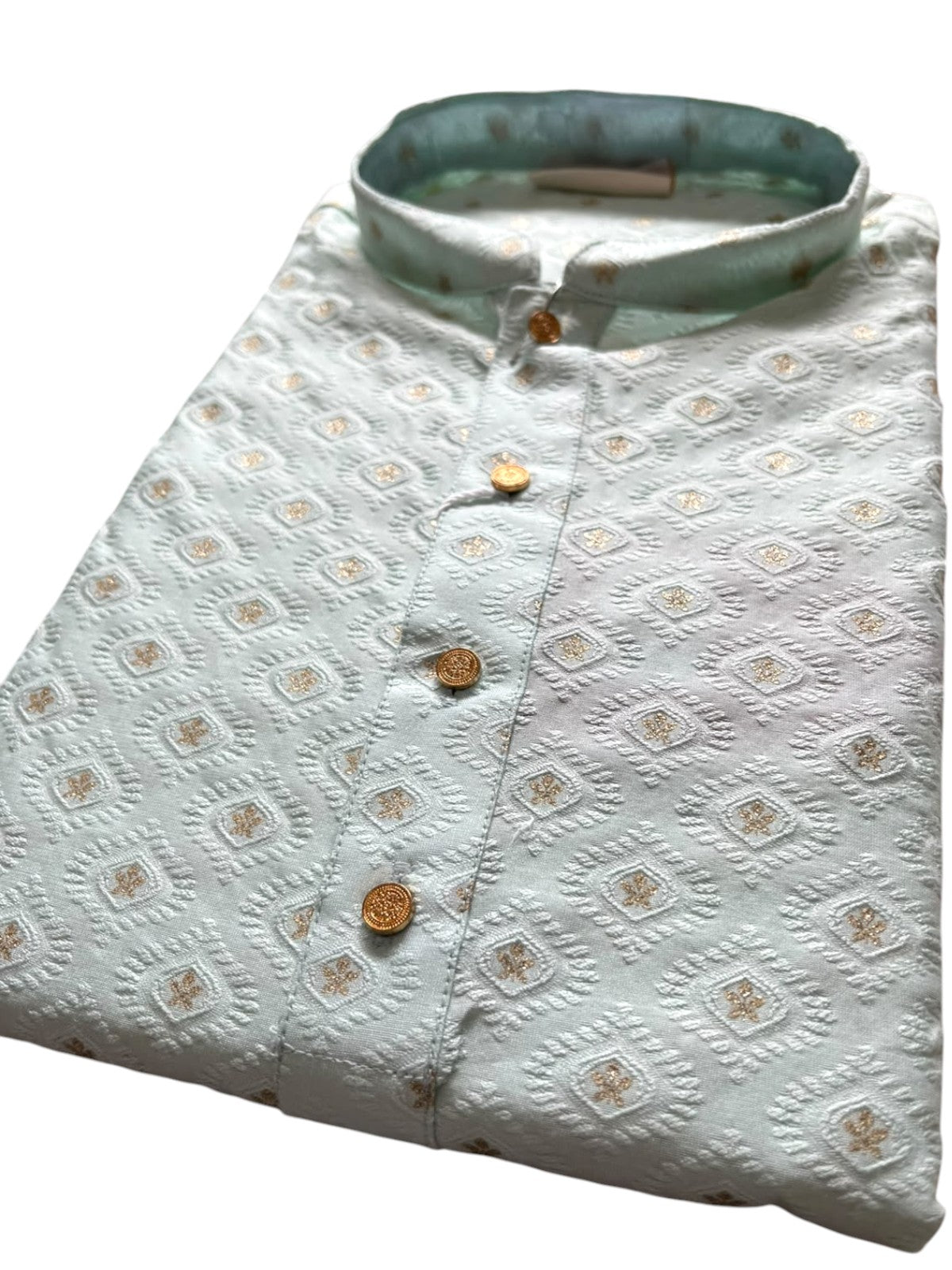 Southloom Woven Patterns Semi Silk Long Kurta for Men SL591