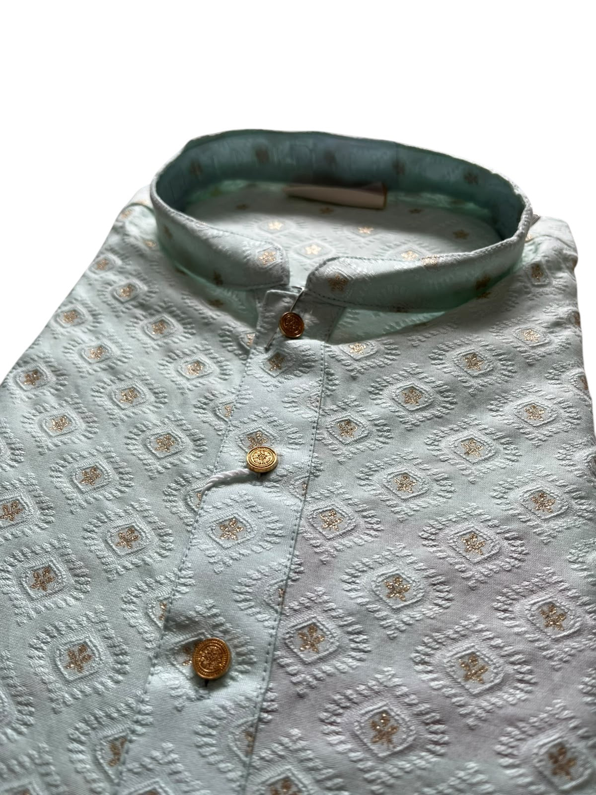 Southloom Woven Patterns Semi Silk Long Kurta for Men SL591