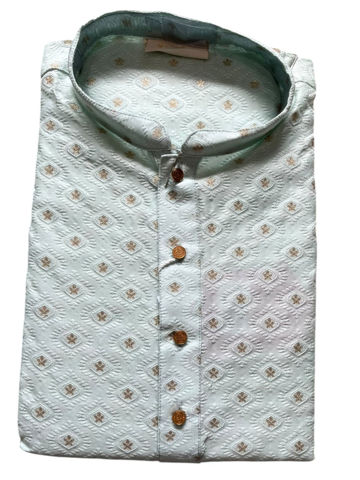 Southloom Woven Patterns Semi Silk Long Kurta for Men SL591