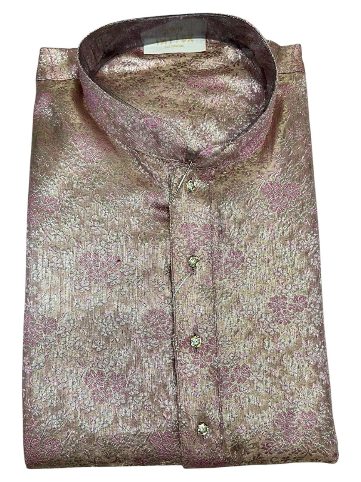 Southloom Woven Patterns Semi Silk Long Kurta for Men SL591