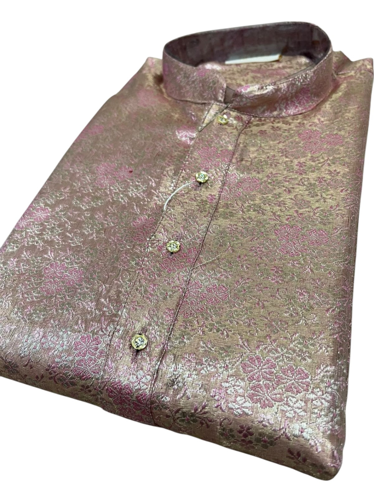 Southloom Woven Patterns Semi Silk Long Kurta for Men SL591