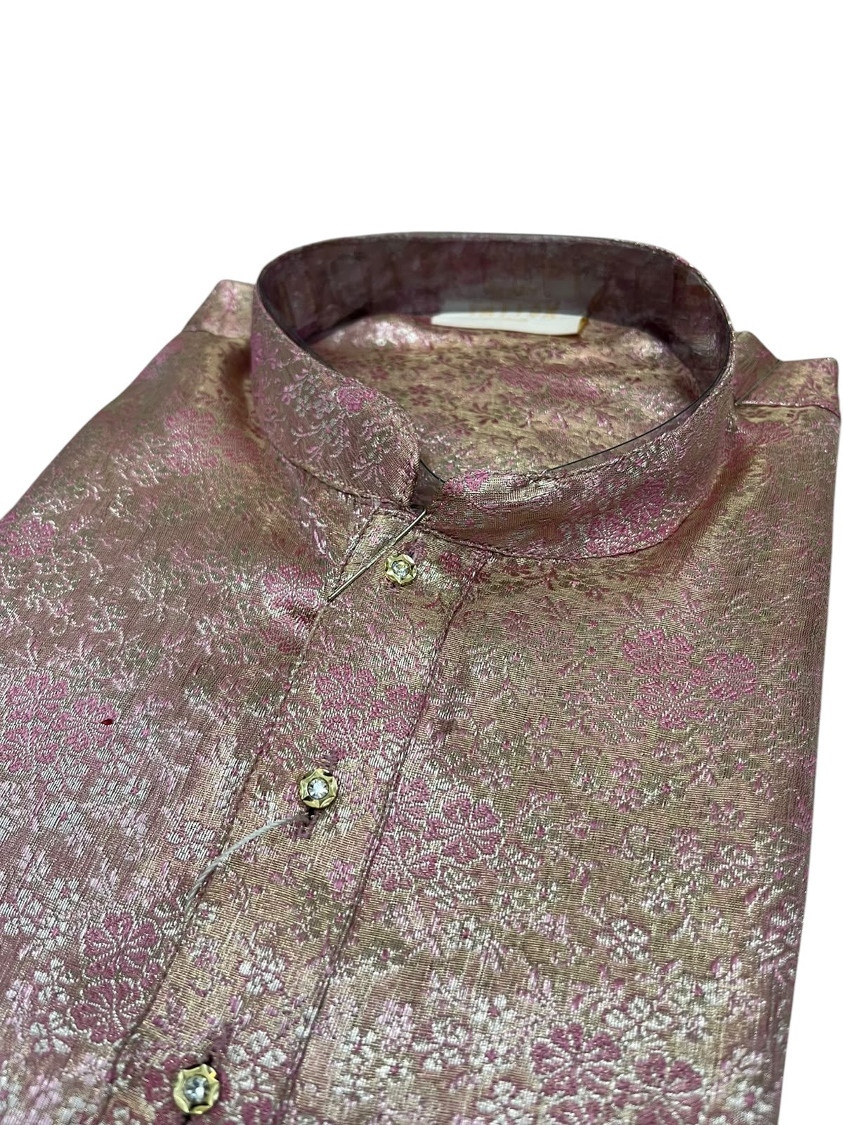Southloom Woven Patterns Semi Silk Long Kurta for Men SL591