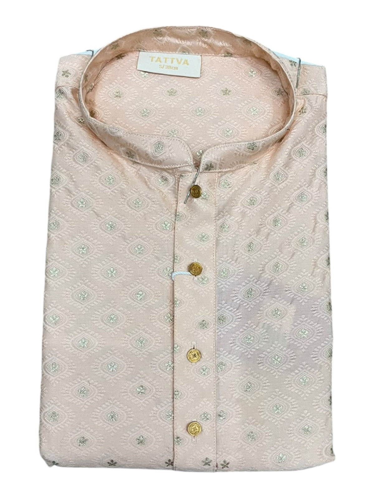 Southloom Woven Patterns Semi Silk Long Kurta for Men SL591
