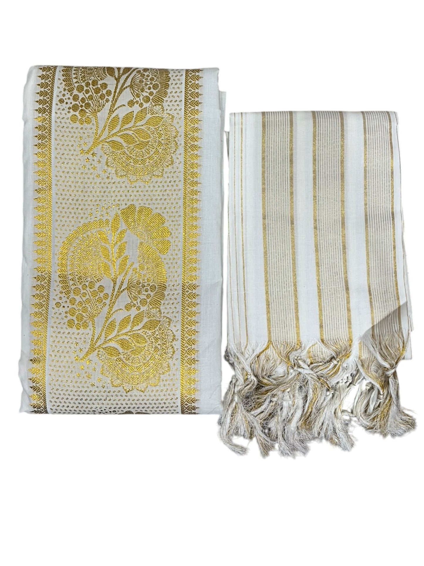 Southloom™ Cotton Churidar Salwar Suit Unstiched Material with Woven Design  (include Lines Shawl / Dupatta)SL601