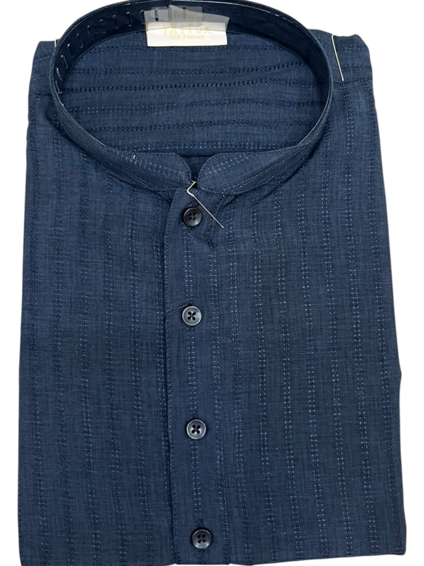 Southloom Blue Woven Semi Silk Short Kurta for Men SL590