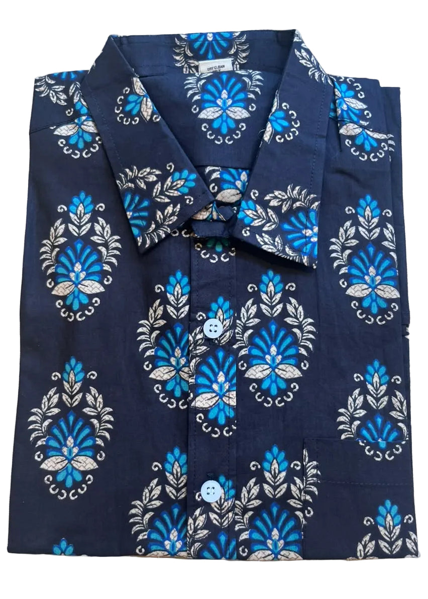 Cotton Printed Half Sleeve Shirt SL234