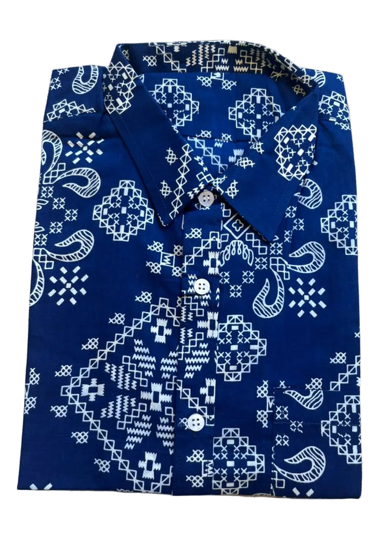 Cotton Printed Half Sleeve Shirt SL234