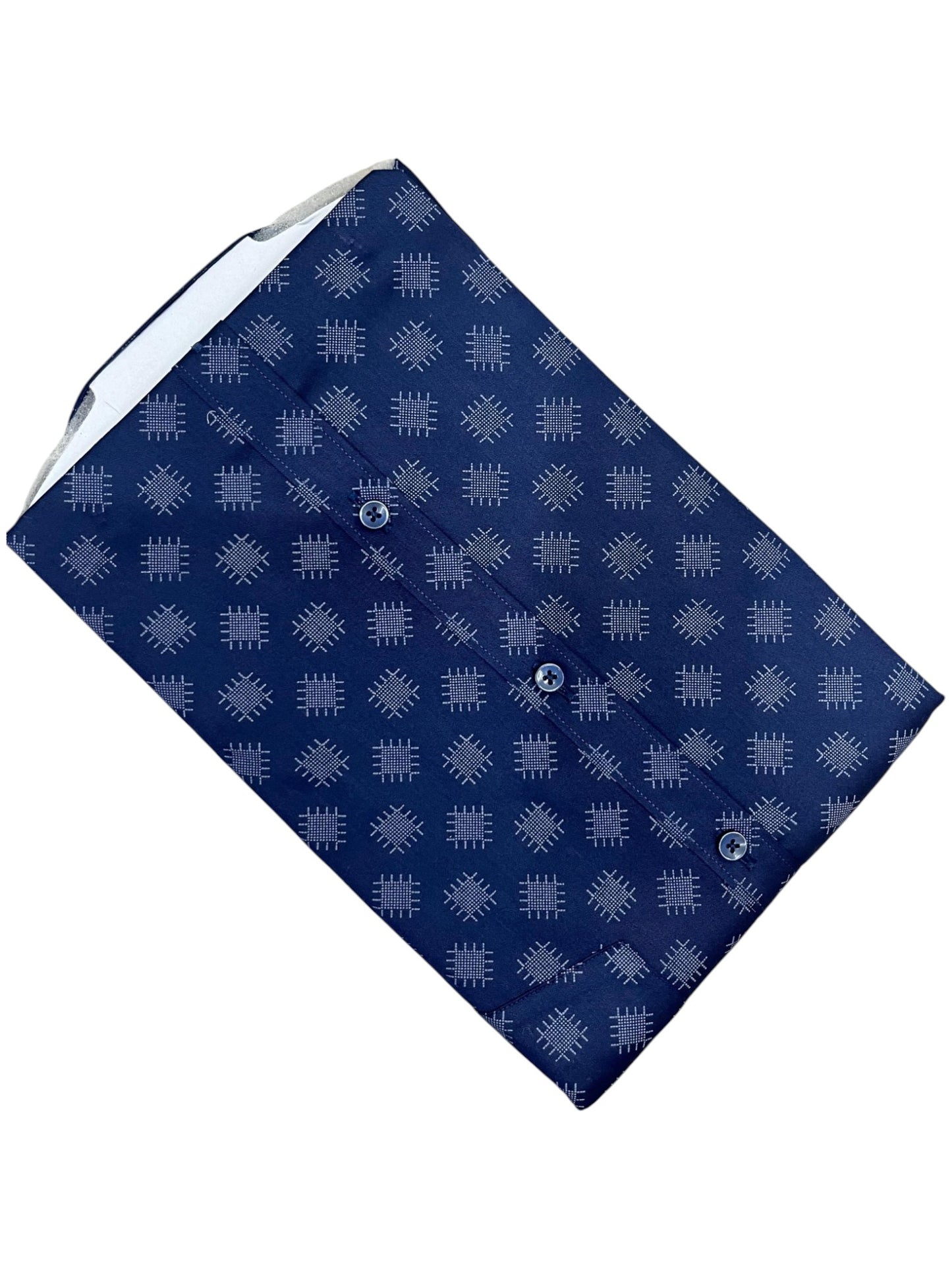 Southloom Pure Cotton Shirt with Blue printed SLSHIRT 42 FS