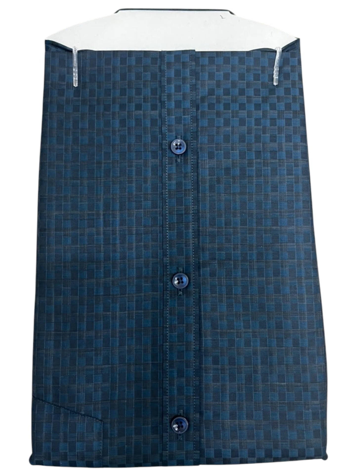 Southloom Pure Cotton Blue Check Shirt SLSHIRT 42 HS