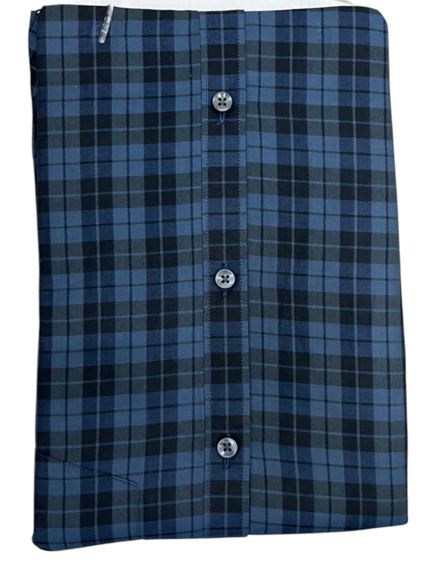 Southloom Pure Cotton Blue Check Shirt SLSHIRT 44 FS