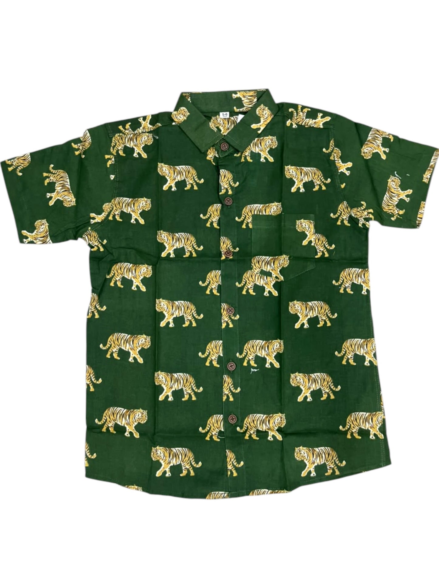 Southloom Pure Cotton Jaipur Printed Shirt For Kids Half Sleeves SL607
