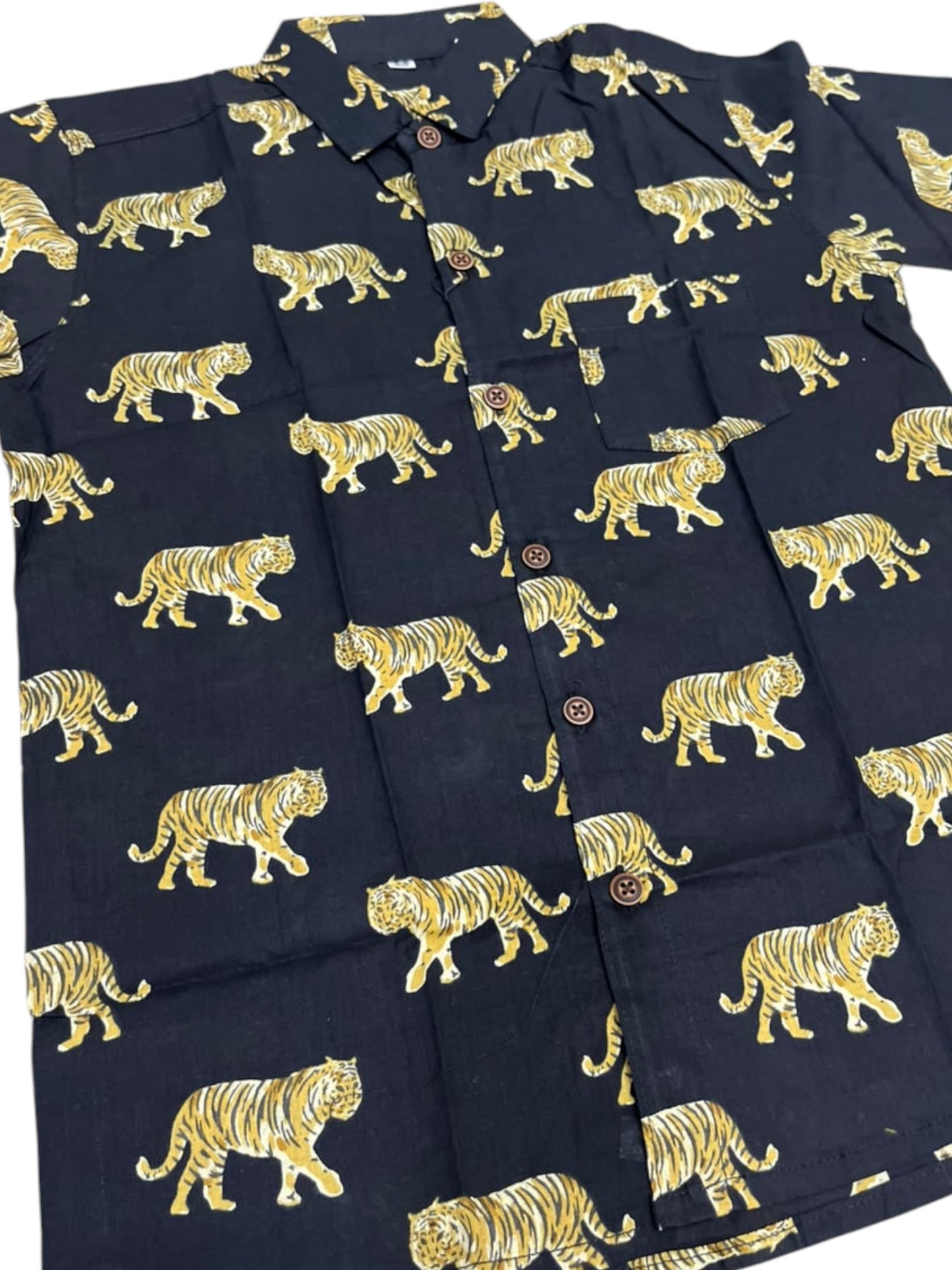 Southloom Pure Cotton Jaipur Printed Shirt For Kids Half Sleeves SL607