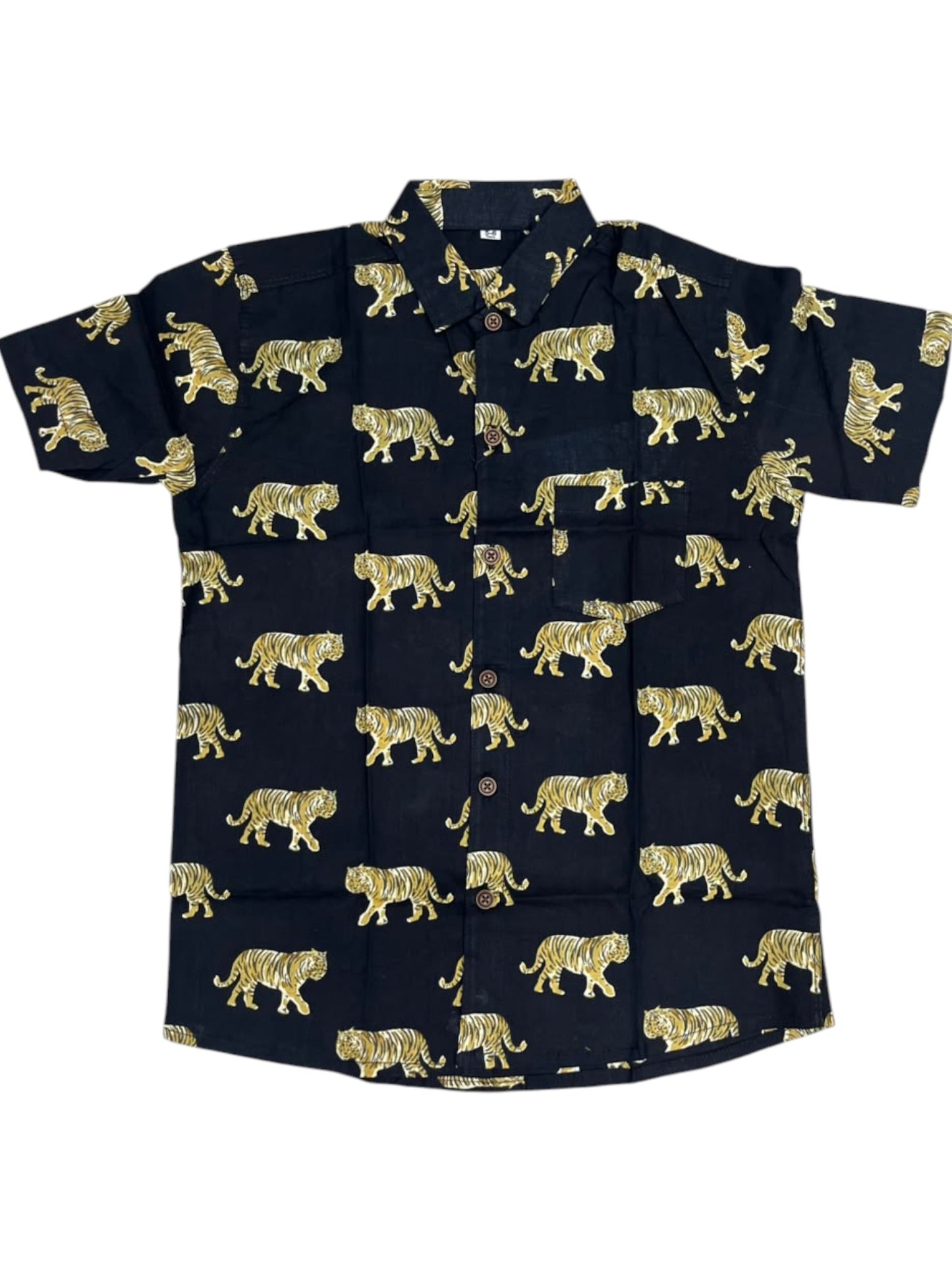 Southloom Pure Cotton Jaipur Printed Shirt For Kids Half Sleeves SL607