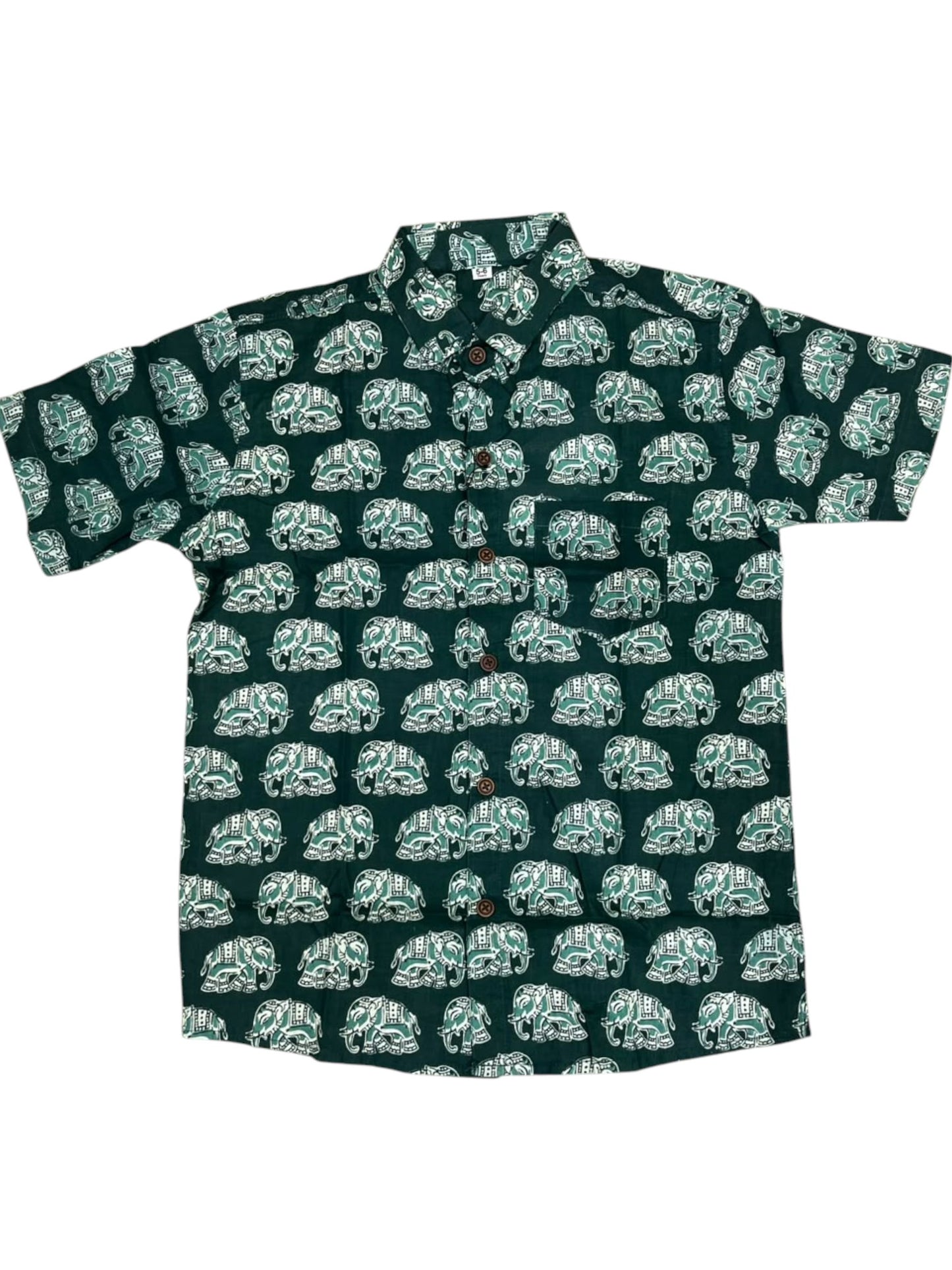 Southloom Pure Cotton Jaipur Printed Shirt For Kids Half Sleeves SL607