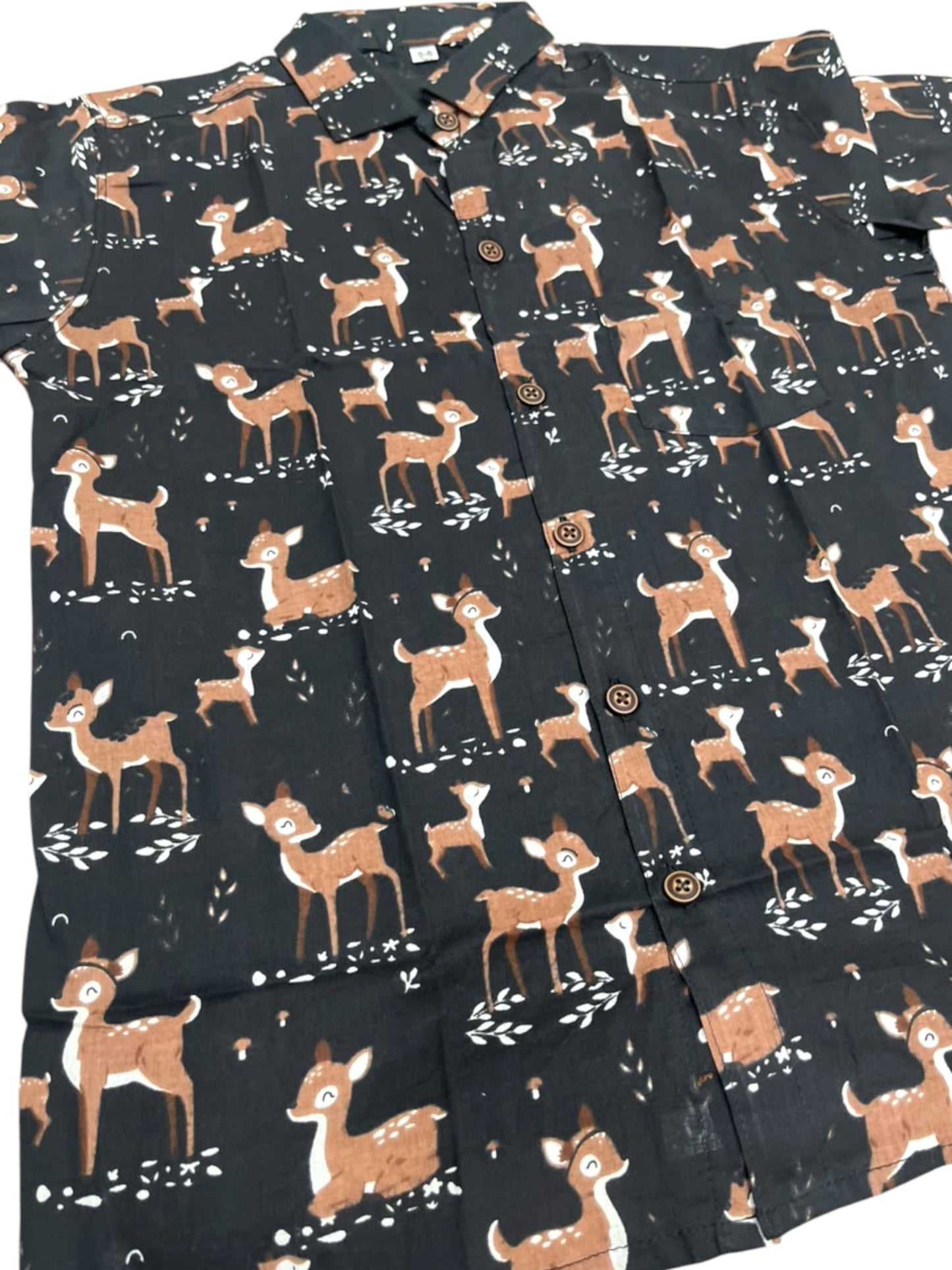 Southloom Pure Cotton Jaipur Printed Shirt For Kids Half Sleeves SL607