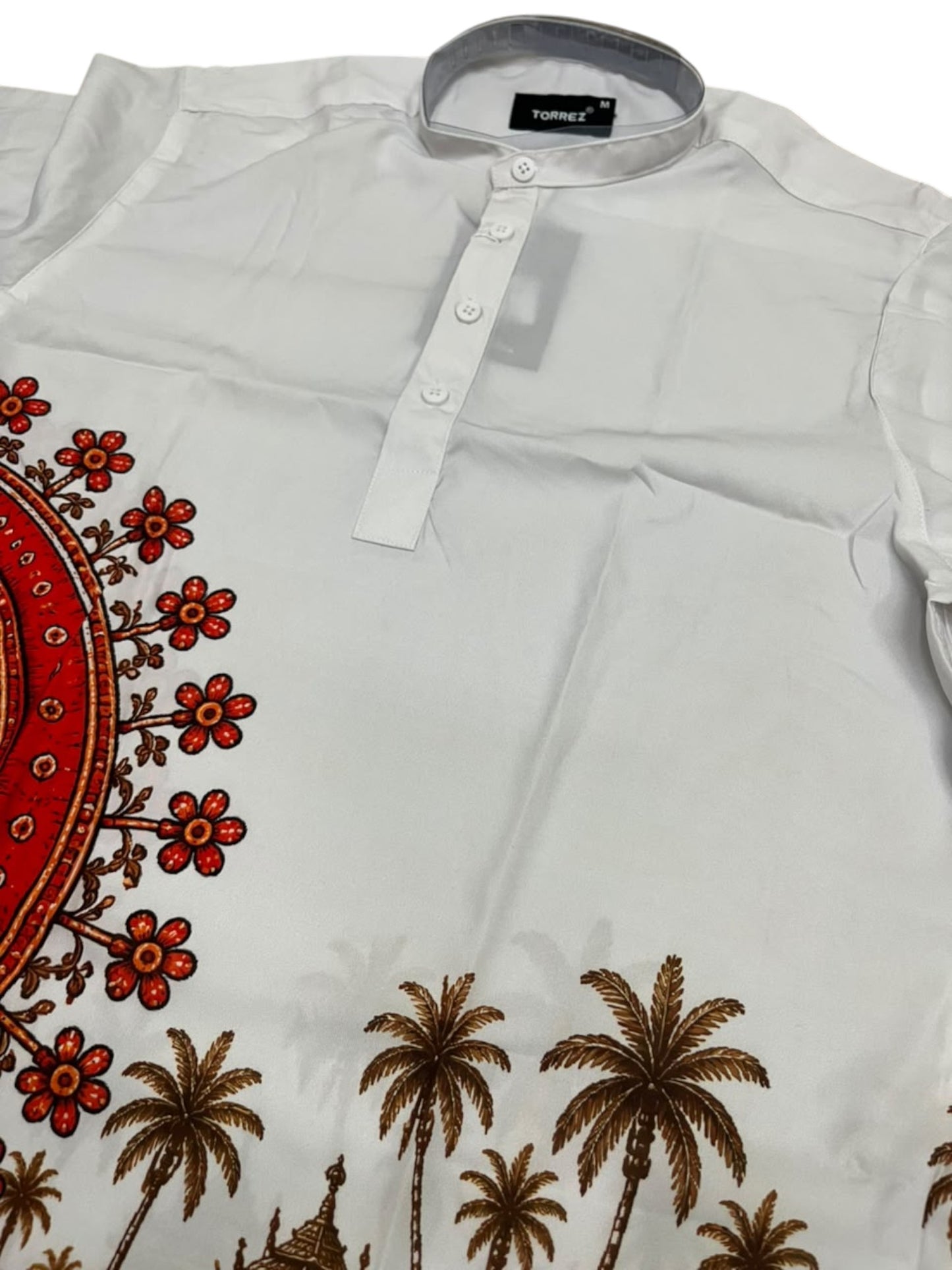 Southloom Ethinic Shirt With Floral Digital Printed for Men in Half Sleeve