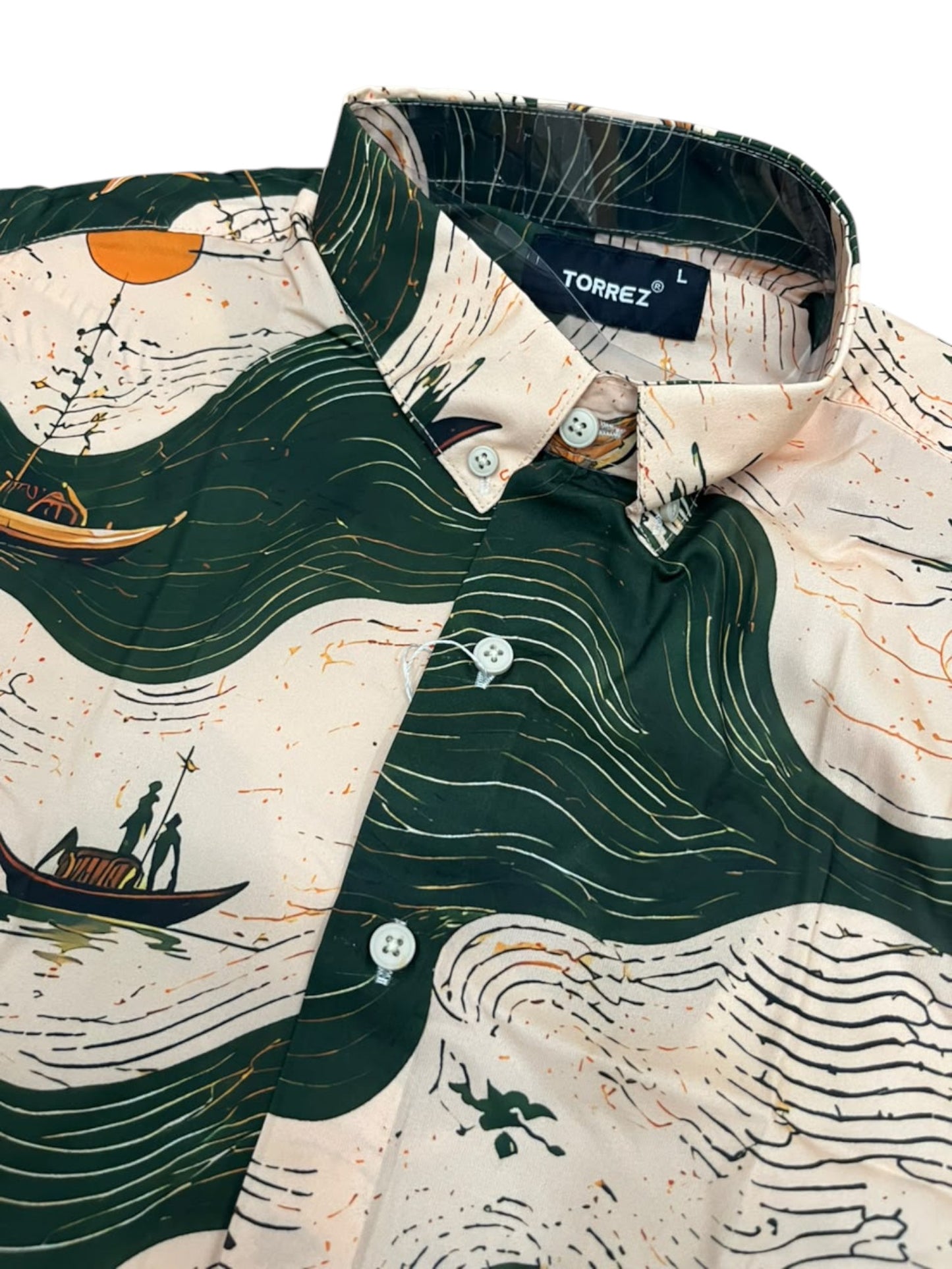 Southloom Ethinic Shirt With Floral Digital Printed for Men in Half Sleeve