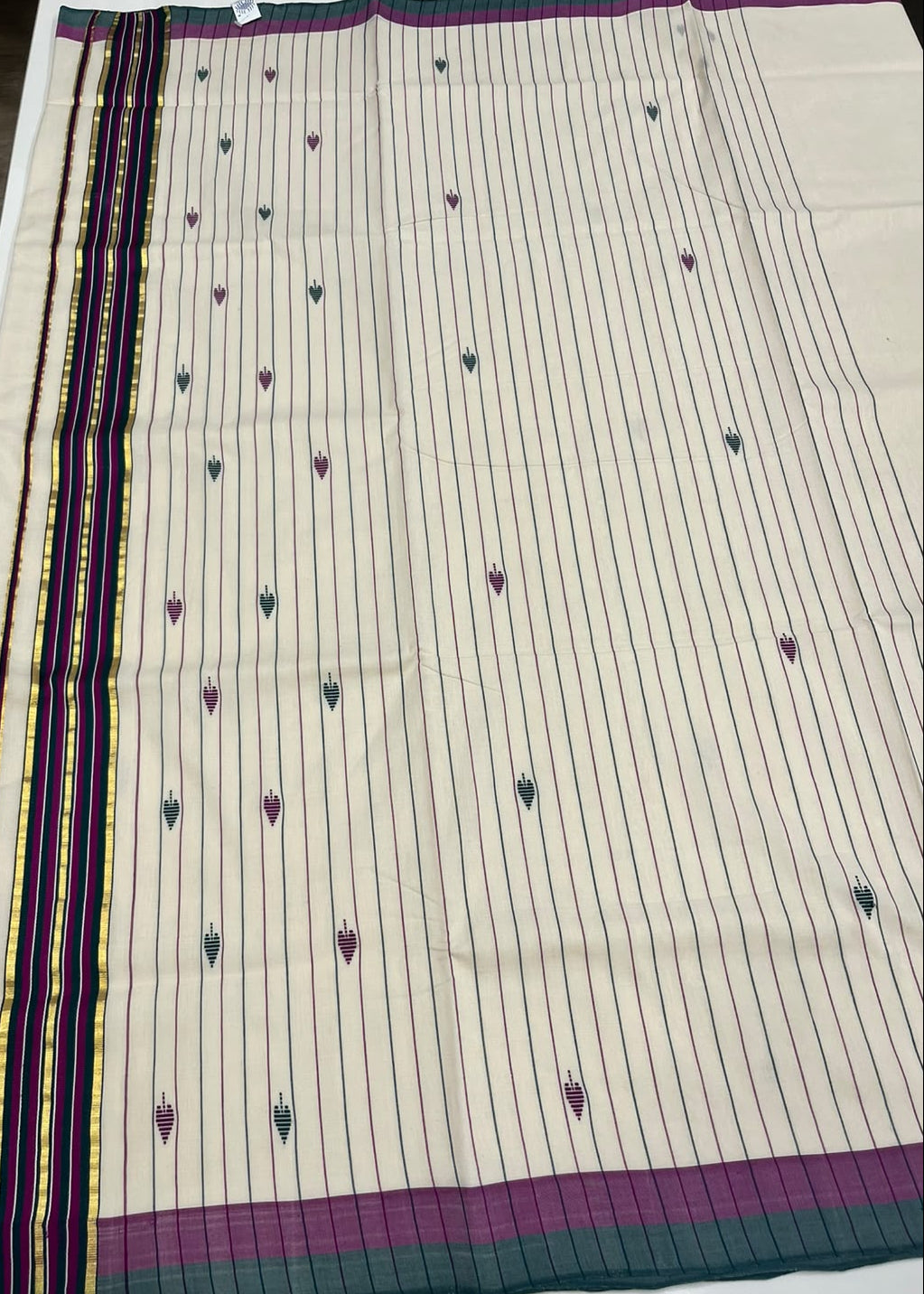 Southloom Premium Handloom Cotton Saree SL615