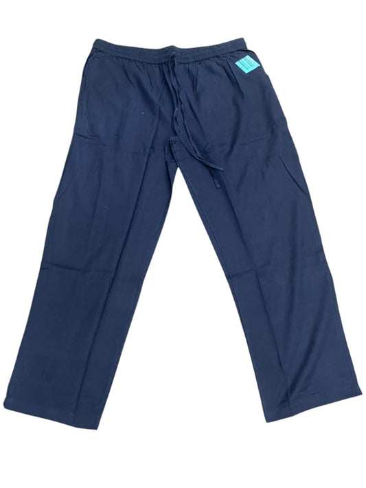 Southloom Cotton Solid Blue Pants for Men