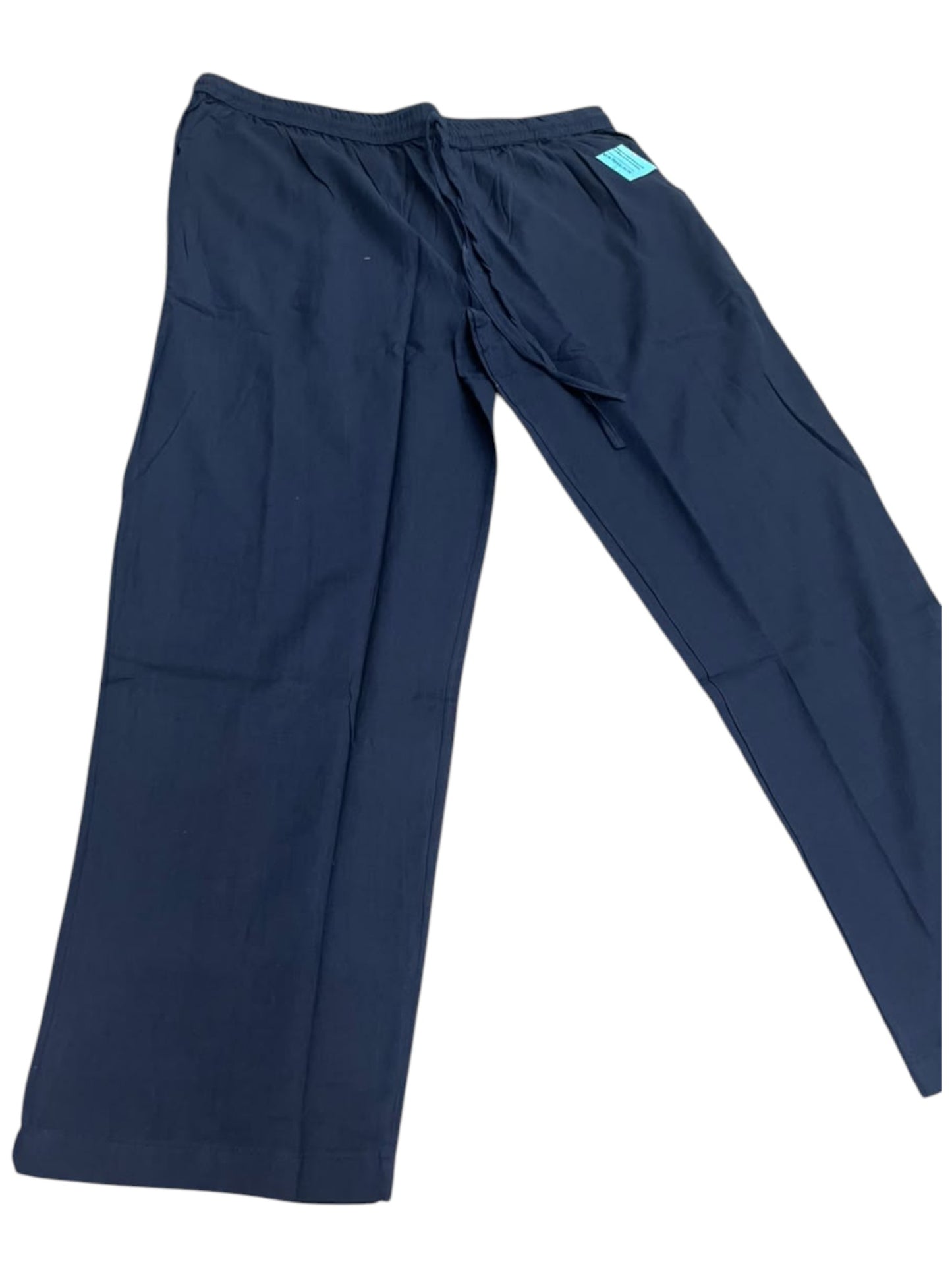 Southloom Cotton Solid Blue Pants for Men