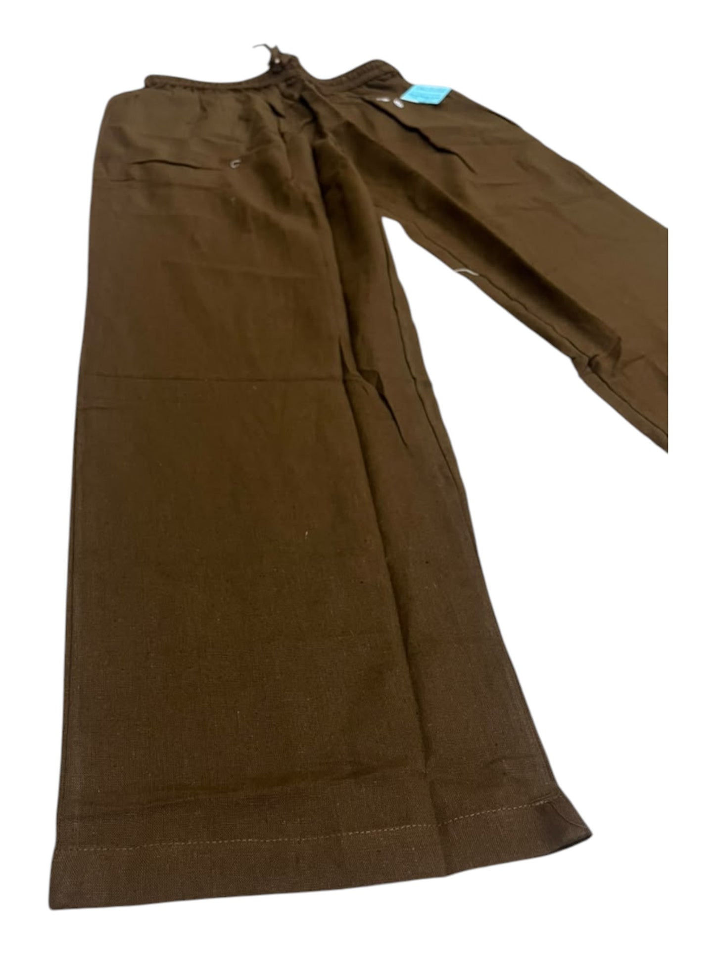 Southloom Cotton Solid Brown Pants for Men
