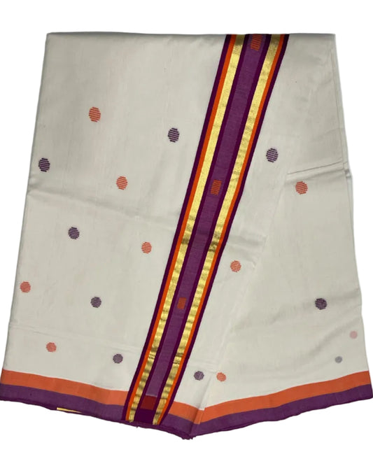 Southloom Blaramapuram Unakkupavu Premium Handloom Cotton Saree SL618