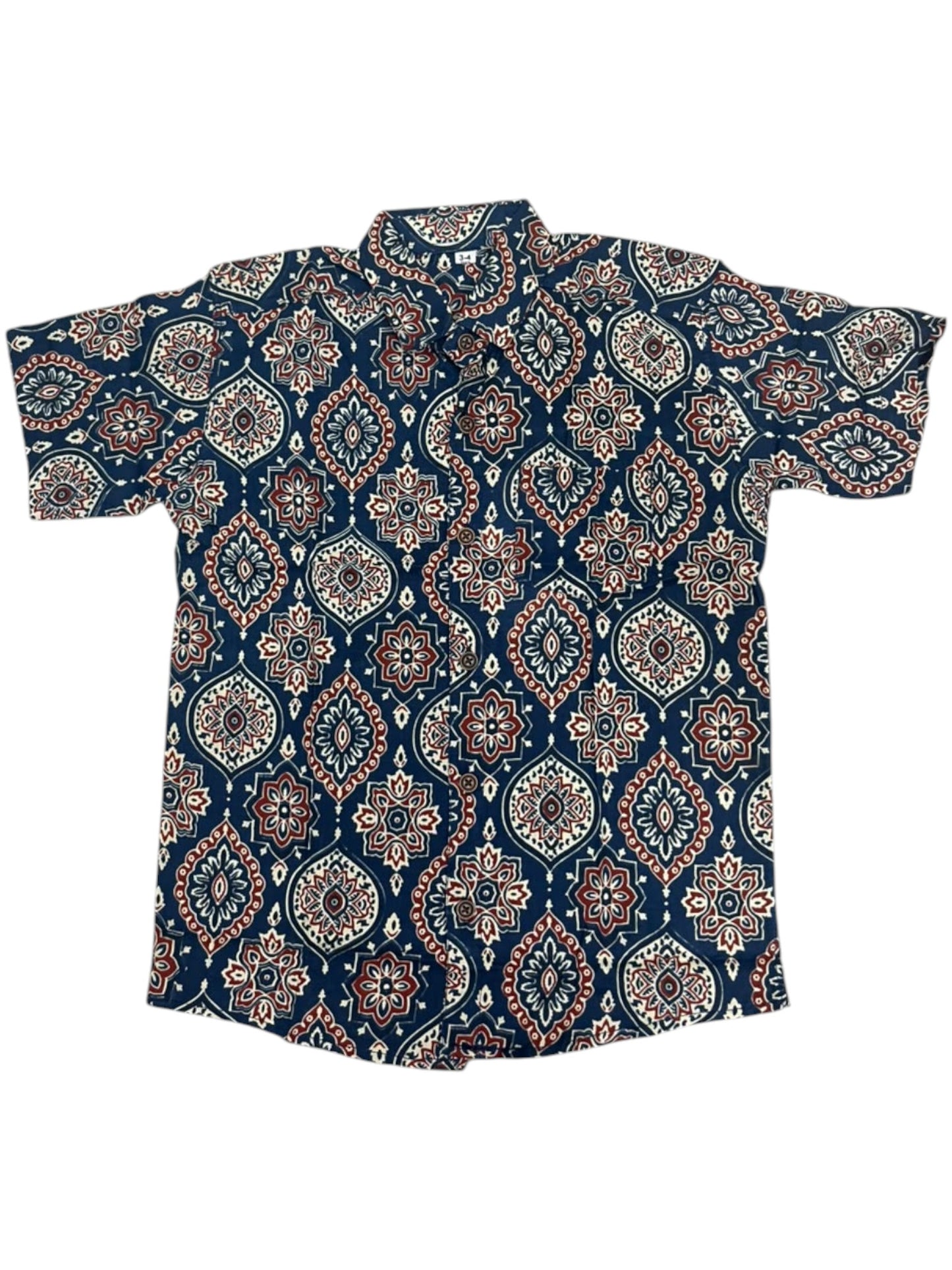 Southloom Pure Cotton Jaipur Printed Shirt For Kids Half Sleeves SL607