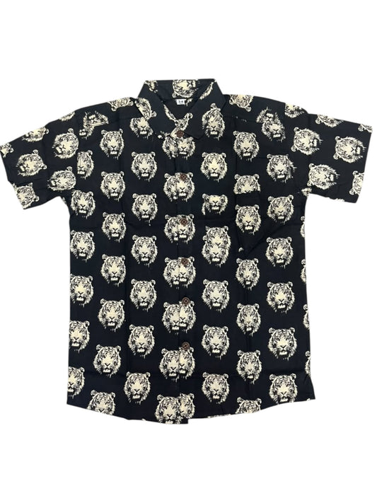 Southloom Pure Cotton Jaipur Printed Shirt For Kids Half Sleeves SL607