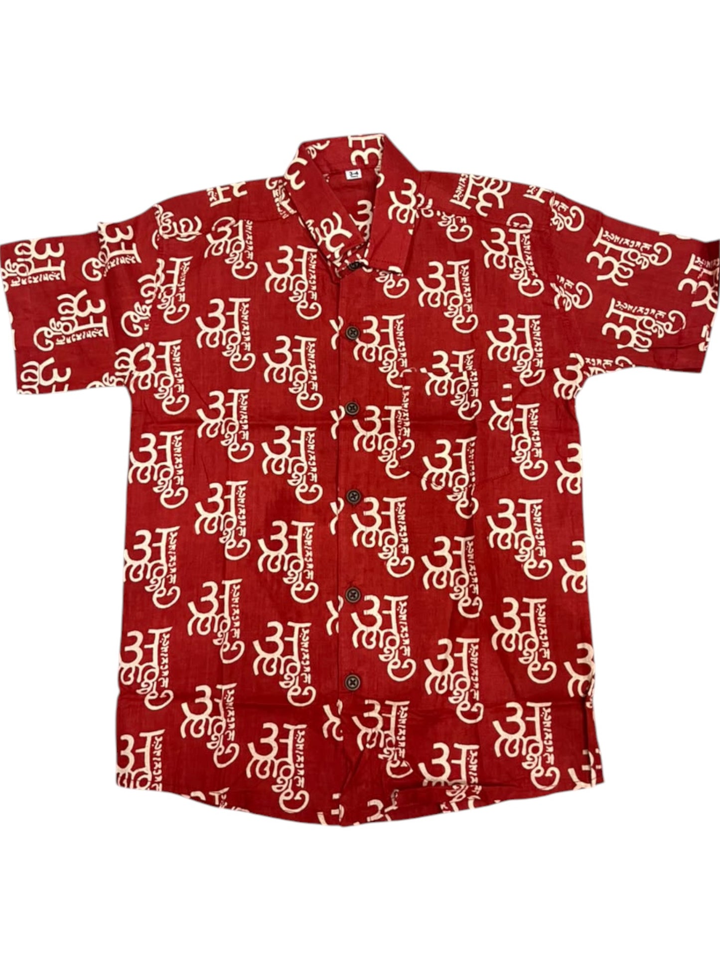 Southloom Pure Cotton Jaipur Printed Shirt For Kids Half Sleeves SL607