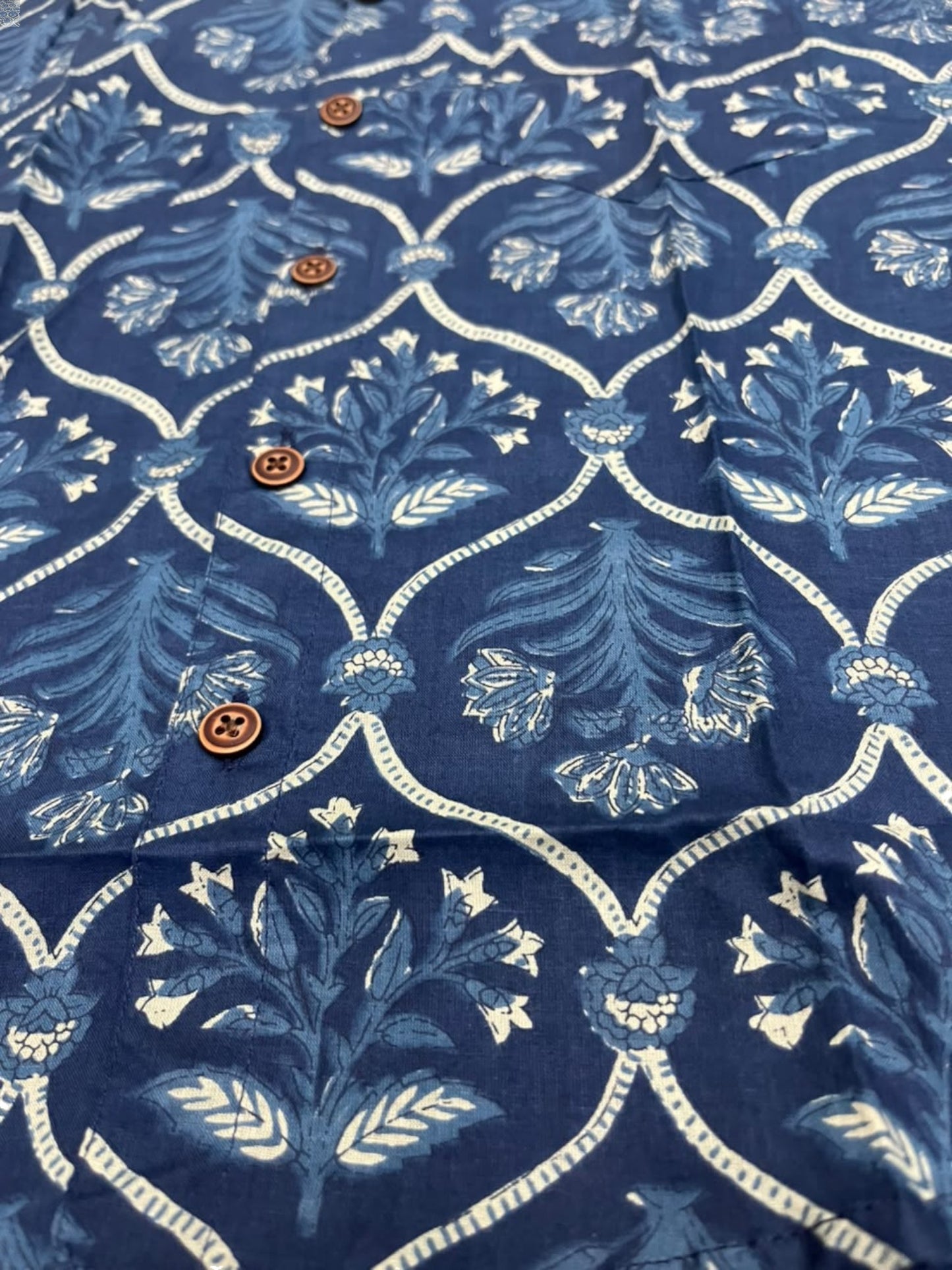 Southloom Pure Cotton Jaipur Printed Shirt For Kids Half Sleeves SL607