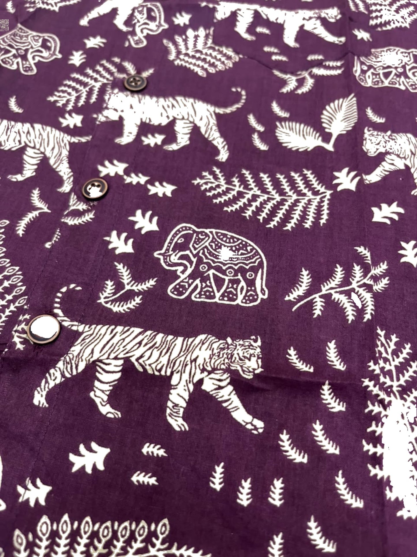 Southloom Pure Cotton Jaipur Printed Shirt For Kids Half Sleeves SL607
