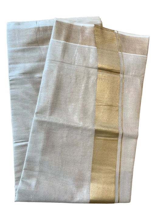 Southloom Kerala Tissue Saree With Kasavu Borders