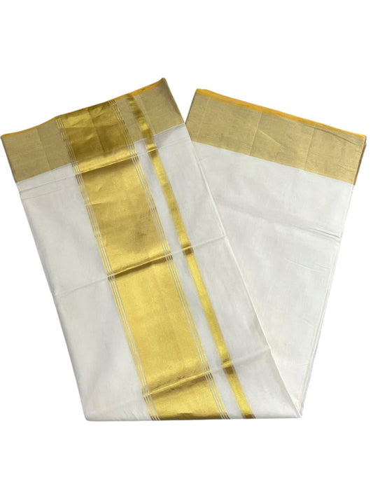 Southloom Super Premium Balaramapuram Handloom Cotton Saree with Gold Kasavu on Border