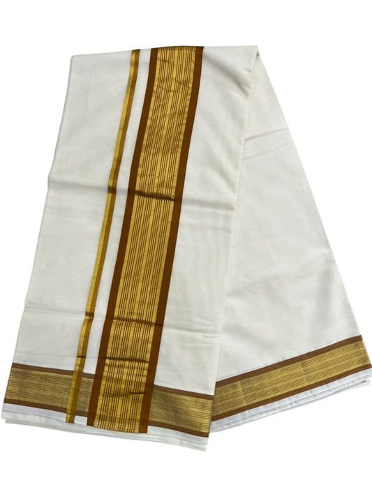 Southloom Super Premium Balaramapuram Handloom Cotton Saree With  Golden&Yellow Border