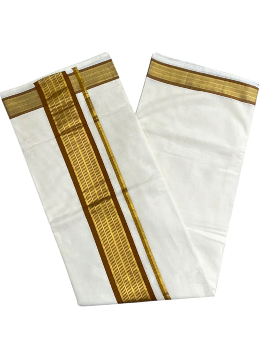 Southloom Super Premium Balaramapuram Handloom Cotton Saree With Golden&Yellow Border