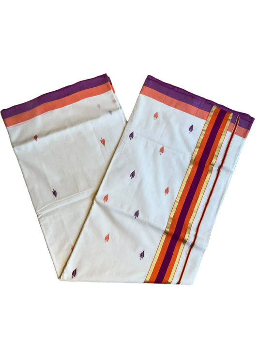 Southloom Blaramapuram Unakkupavu Premium Handloom Cotton Saree SL618