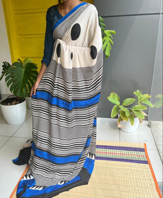 Semi Modal Silk Saree SL214