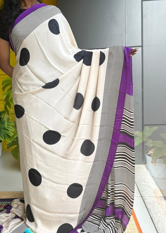 Semi Modal Silk Saree SL214