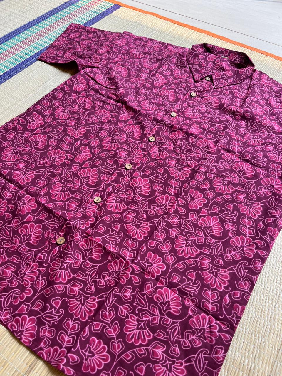 Cotton Printed Half Sleeve Shirt SL234